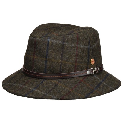 Cappello in Lana Check Bucket by Mayser