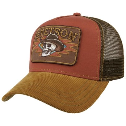 Cappellino Trucker Cowboy Skull by Stetson
