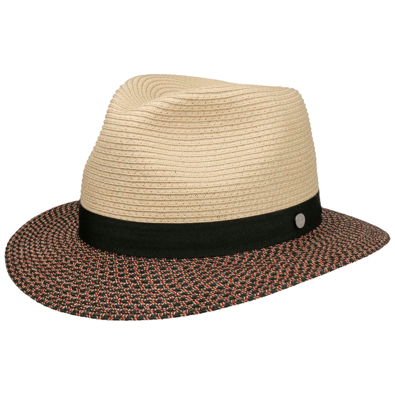 Lierys Unisex Natura-Nero Cappello Di Paglia Dalero Traveller By