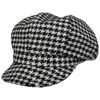 Berretto Newsboy Houndstooth by Alfonso D’Este