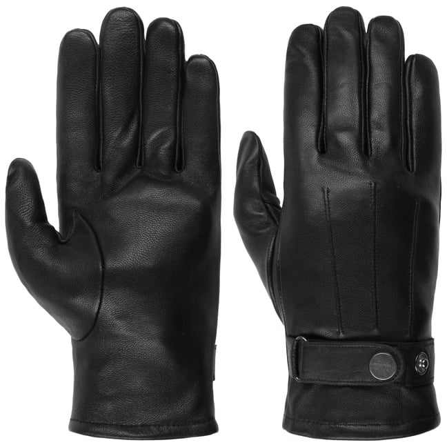 Guanti Moto Invernali Uomo Pelle Guanti Mike Touchscreen By Pearlwood
