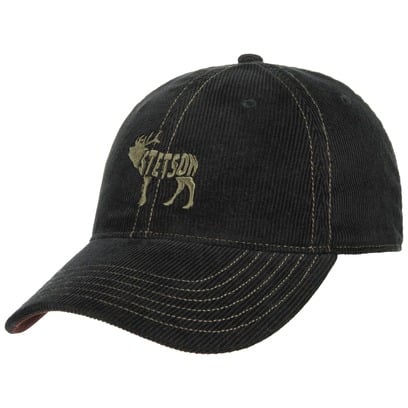 Cappellino a Coste Embroidered Deer by Stetson