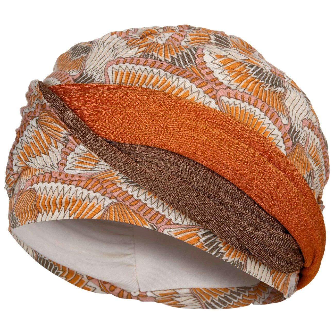 Christine Headwear Turbante Orange Elements by