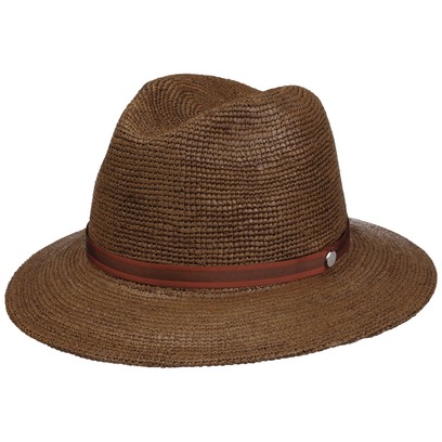 Cappello in Rafia Packable Crochet by Borsalino
