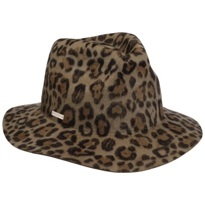 Cappello in Lana Motivo Leopardato by Seeberger