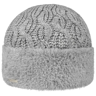 Berretto a Maglia Faux Fur Cuff by Seeberger