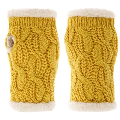 Scaldapolsi a Maglia Cable Knit by Seeberger