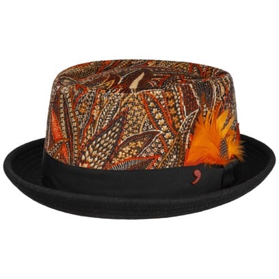 Cappello Tessuto Daveco Pork Pie by Alfonso D'Este