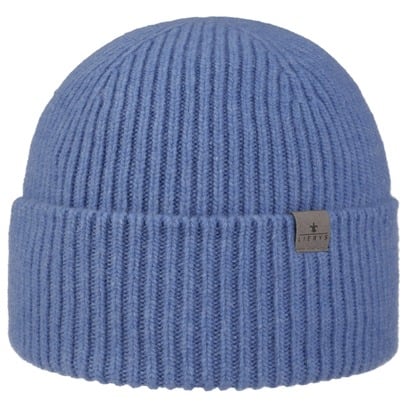 Berretto con Risvolto Uni Merino Rib by Lierys