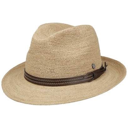 Cappello in Rafia Fine Crochet Bogart by Lierys