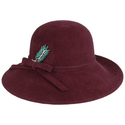 Cappello in Feltro di Pelo Lamesa by Lierys