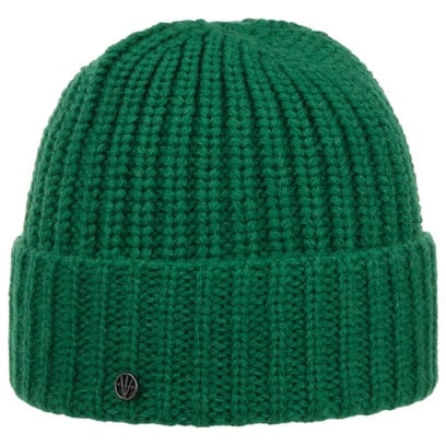 Berretto con Risvolto Uni Rib Knit by Loevenich