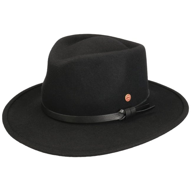 Cappello Tiroler In Feltro Di Lana Faustmann - Classico, Con Tre Punte, Per Trekking E All'aperto
