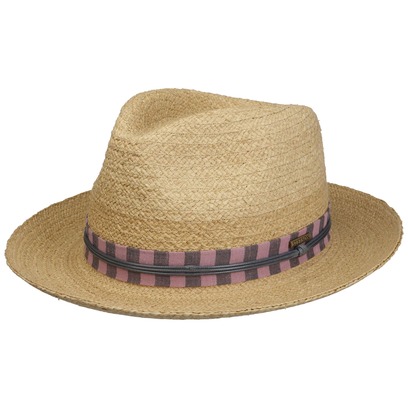 Cappello in Rafia Veluro Fedora by Stetson