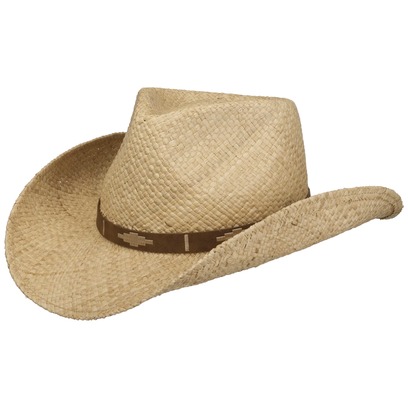 Cappello in Rafia Chestercole Western by Stetson