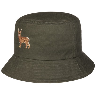 Cappello Reindeer Waxed Cotton Bucket by Lipodo
