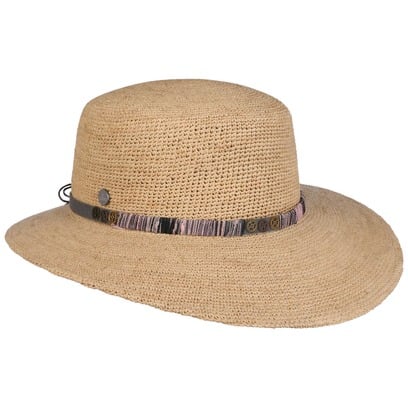 Cappello a Sporta Rafia Crochet by Lierys