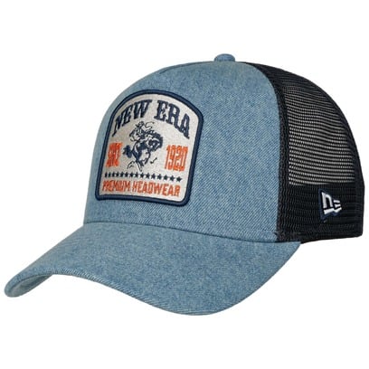 Cappellino Trucker Logo Patch Denim by New Era