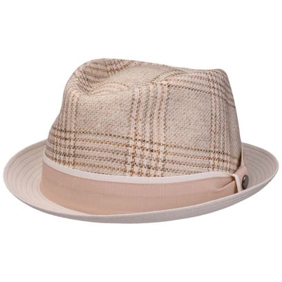 Cappello in Lino Garona Check Player by Lierys