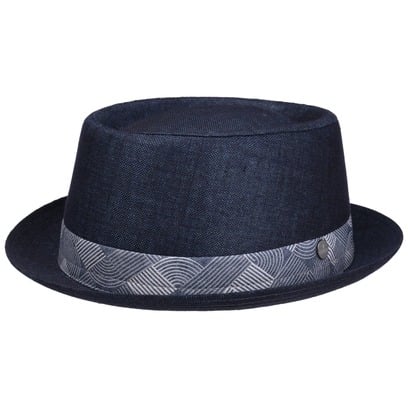 Cappello in Lino Montaco Pork Pie by Lierys