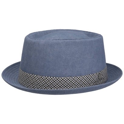 Cappello Houndstooth Ribbon Pork Pie by Lierys