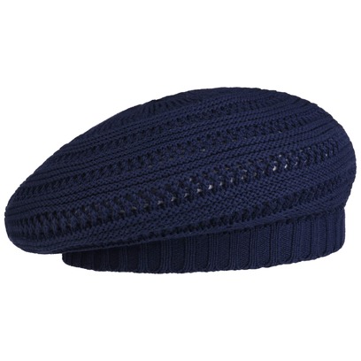 Berretto Basco in Cotone Uni by Loevenich