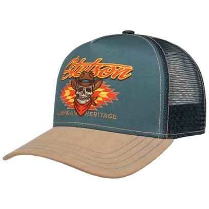 Cappellino Trucker Western Skull by Stetson