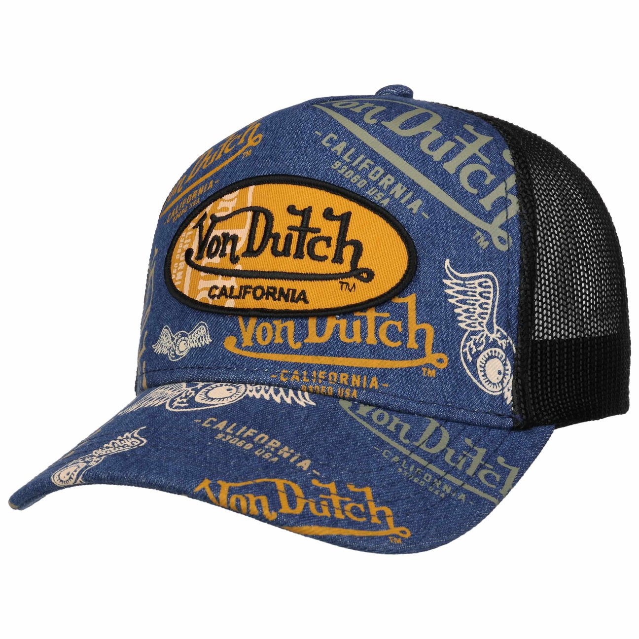 Von Dutch Unisex Denim Cappellino Trucker By