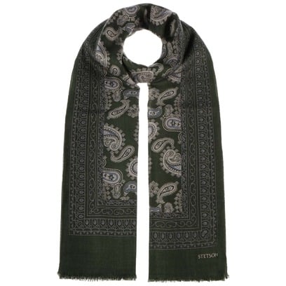 Sciarpa in Lana Paisley Print by Stetson