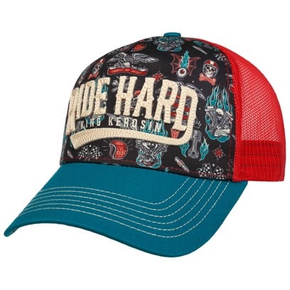 Cappellino Trucker Ride Hard by King Kerosin