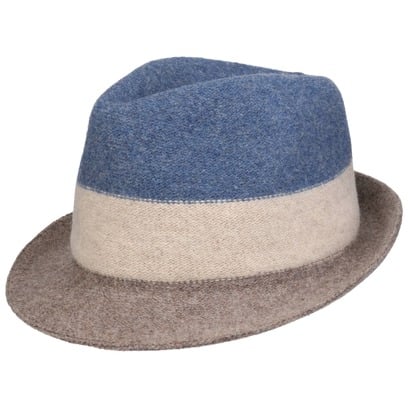Cappello Follato Tricolour Trilby by Lipodo