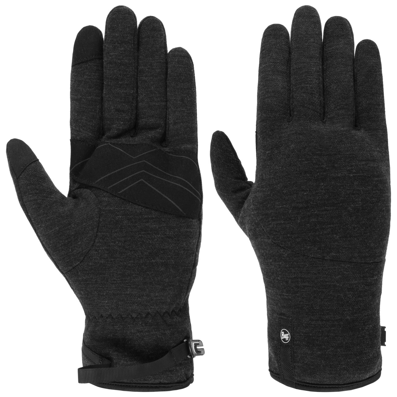 Buff Unisex Nero Merino Pile Gloves By