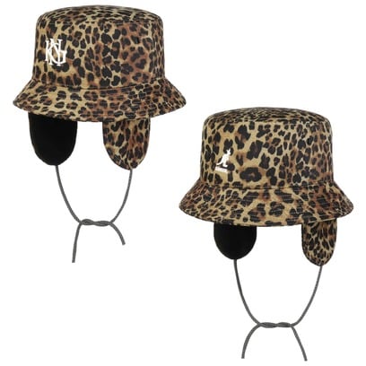 Cappello di Tessuto Interlock Leo Bucket by Kangol