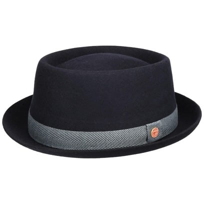 Cappello Gareth Herringbone Pork Pie by Mayser