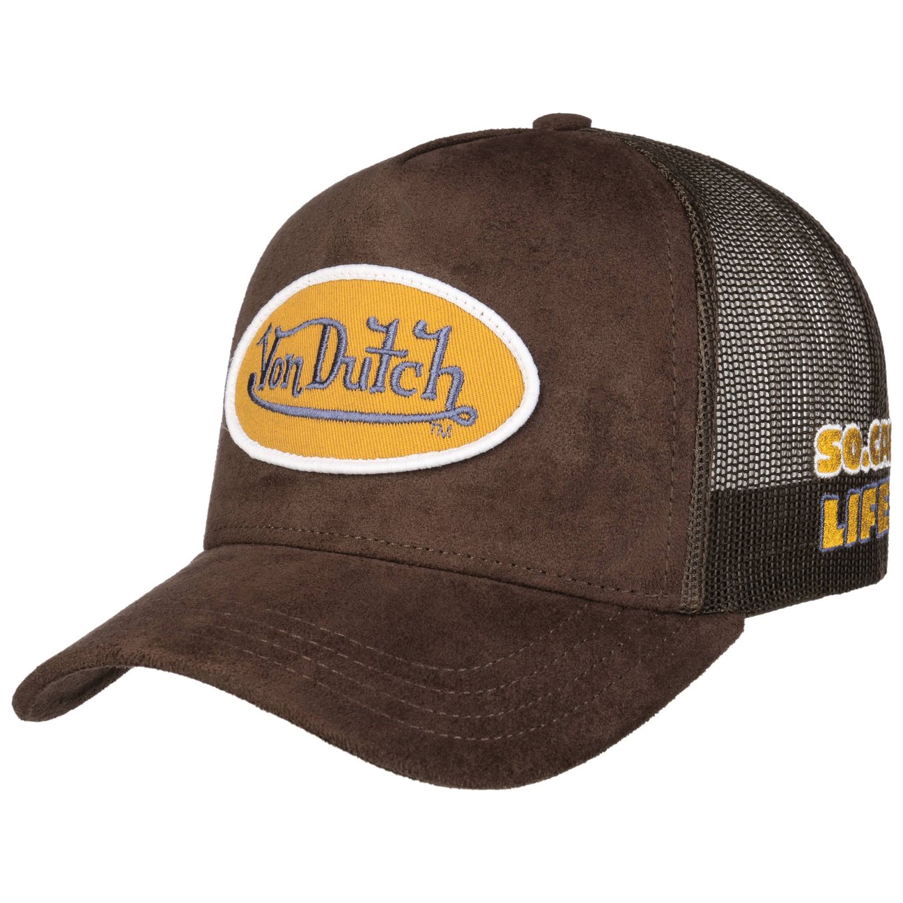 Von Dutch Cappellino Faux Suede Front by