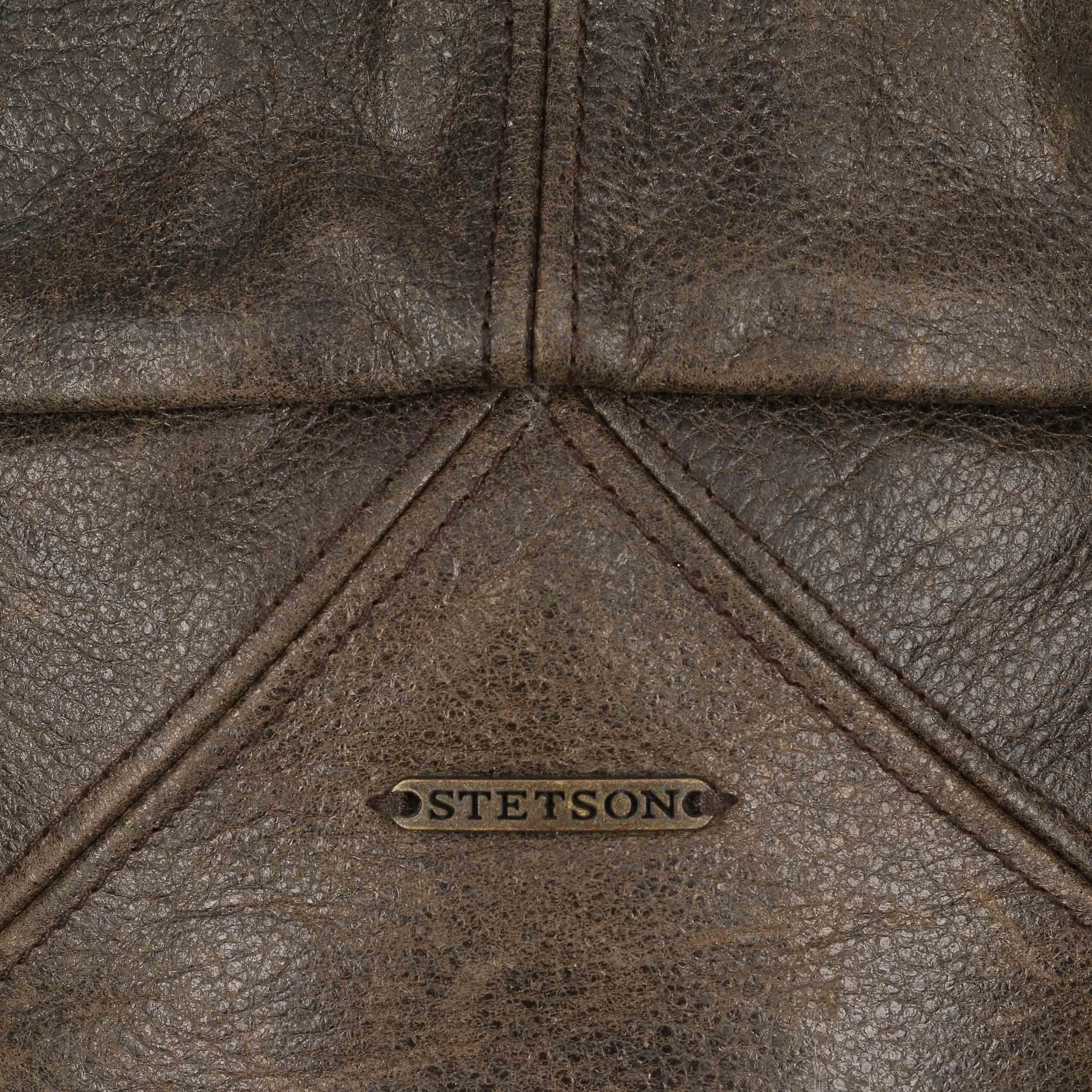 Stetson Cappello Aviatore In Pelle Bovino – Bomber Con Paraorecchie, Fodera Calda, Autunno/Inverno - 2