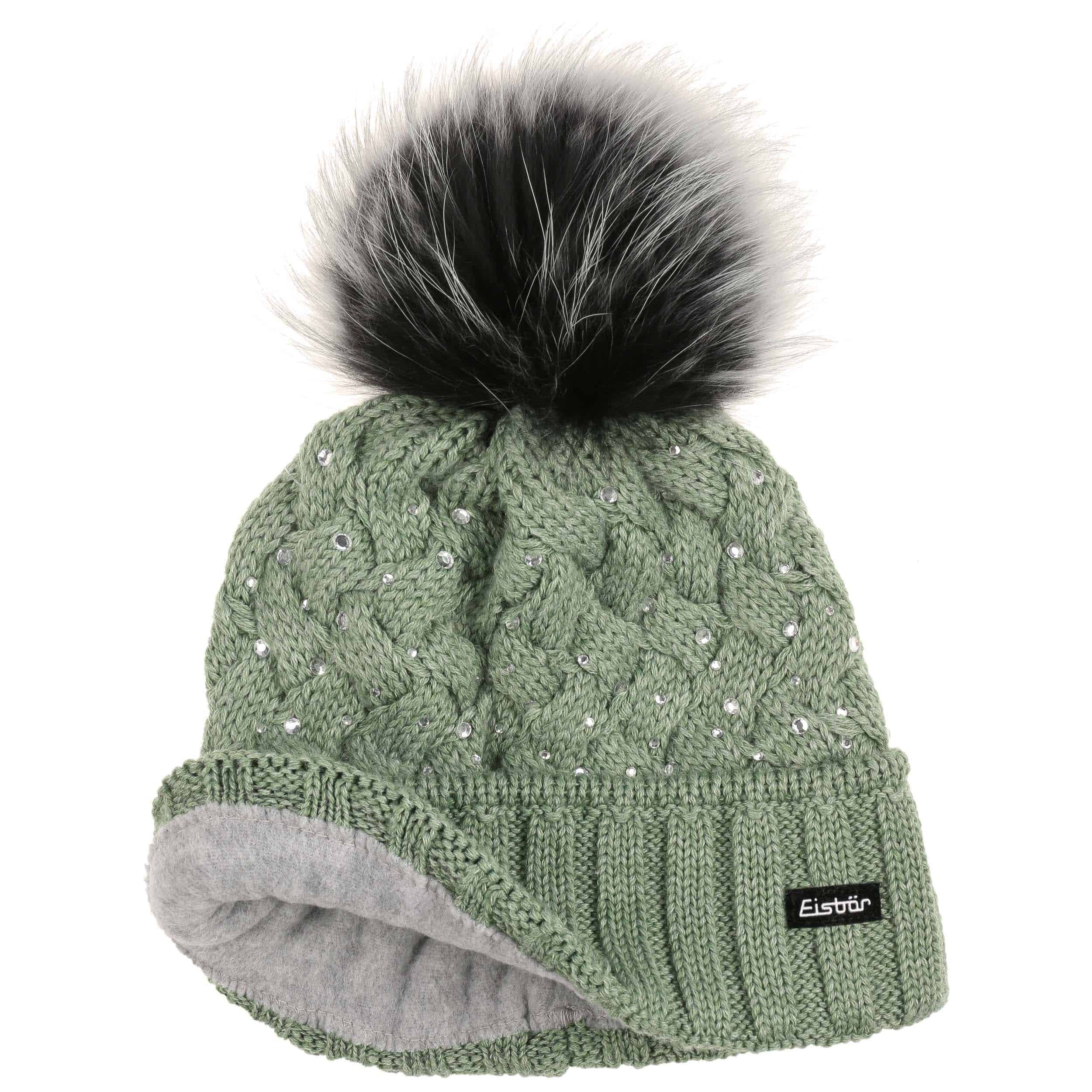 Eisbär Berretto Trail Skipool Con Pompon – Lana Merino E Fodera In Pile – Fatto In UE – Unisex - 3