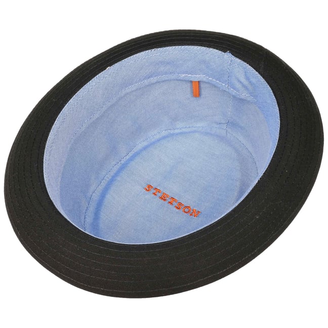Stetson Cappello Pork Pie Townsend Toyo - Paglia Elegante Uomo/Donna, Tesa 3.5 Cm, Per Primavera/Estate
