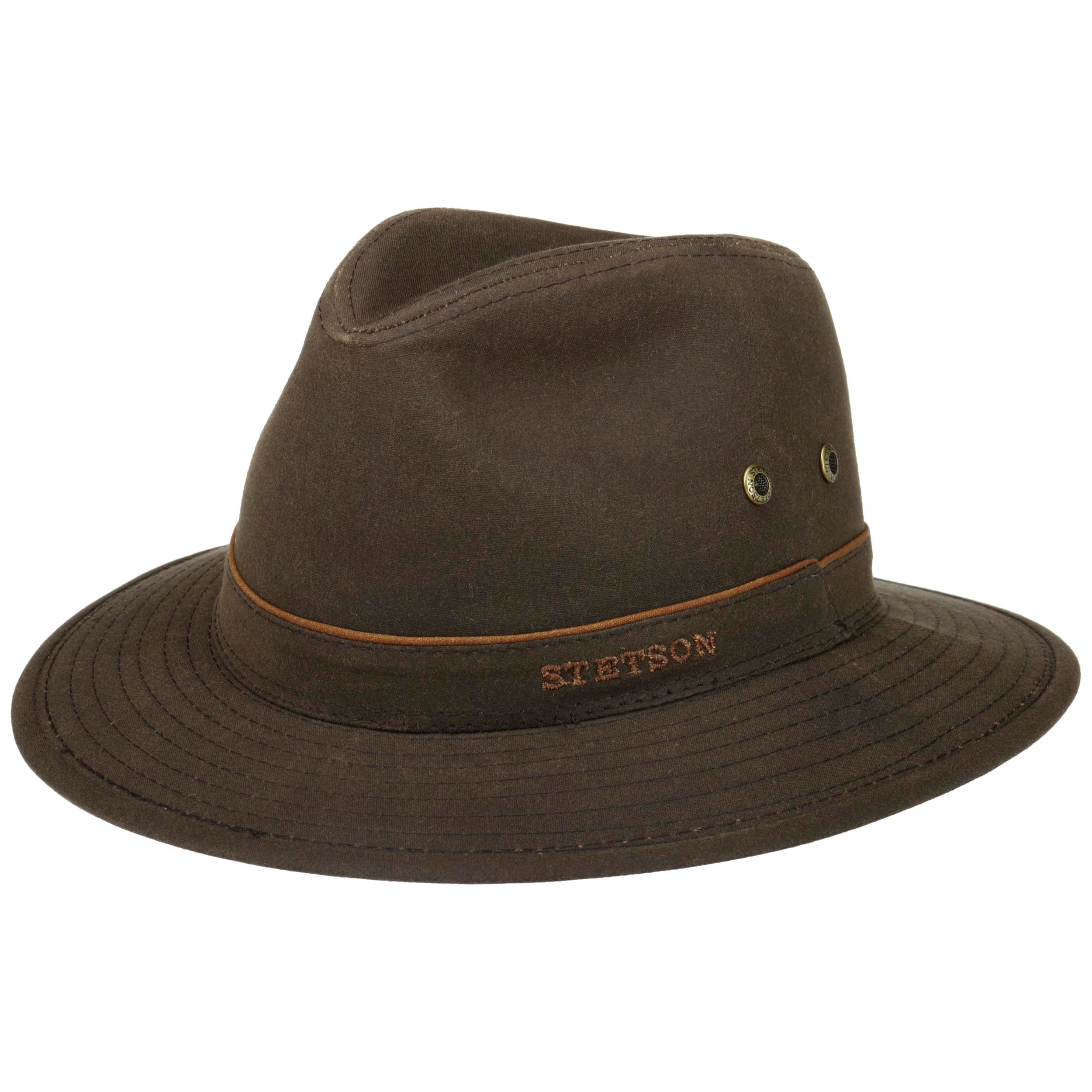 Cappello Stetson Traveller In Pelle Vitello Uomo/Donna - Estivo Con Fodera In Cotone - 2