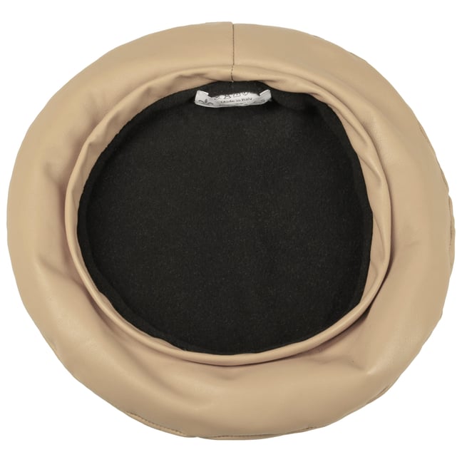 Berretto con Visiera da Uomo Otis in Pelle PU - Nero Elegante