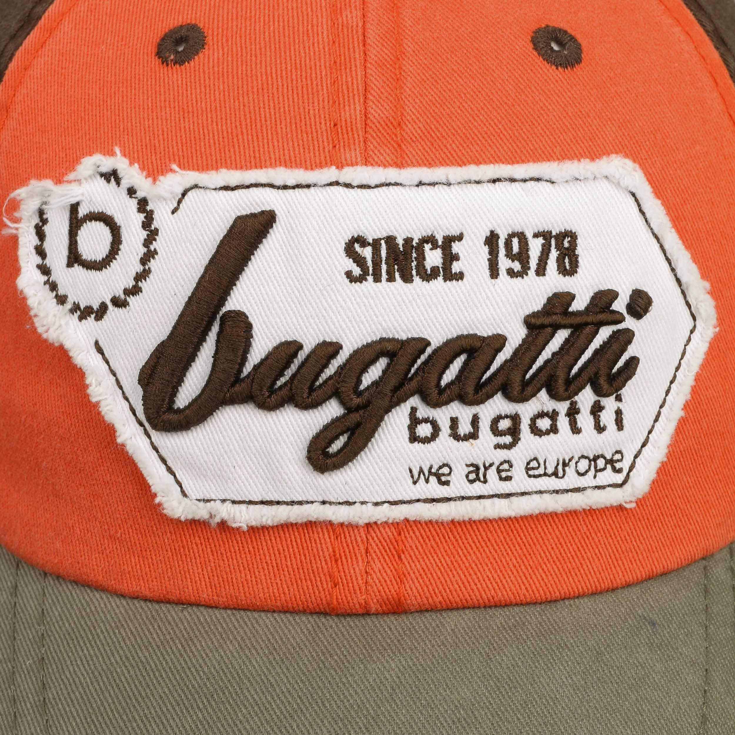 Cappellino Baseball Bugatti Racing &ndash; Nero, In Cotone Twill, Taglie S/M E L/XL &ndash; Nuovo Con Etichette
