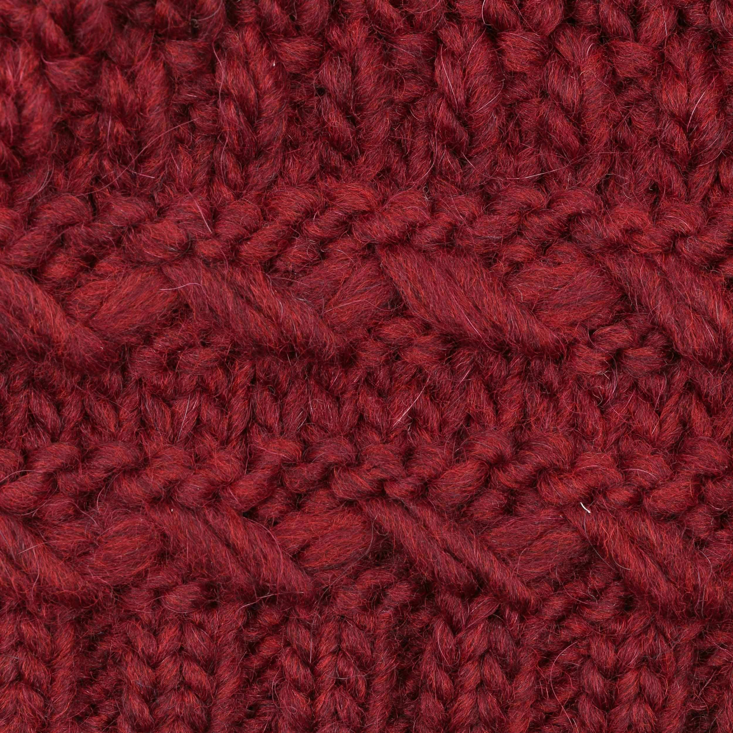 LIERYS Berretto Invernale Donna A Maglia Zig-Zag – Made In Germany, Beanie Con Fodera In Pile, Taglia Unica - 2