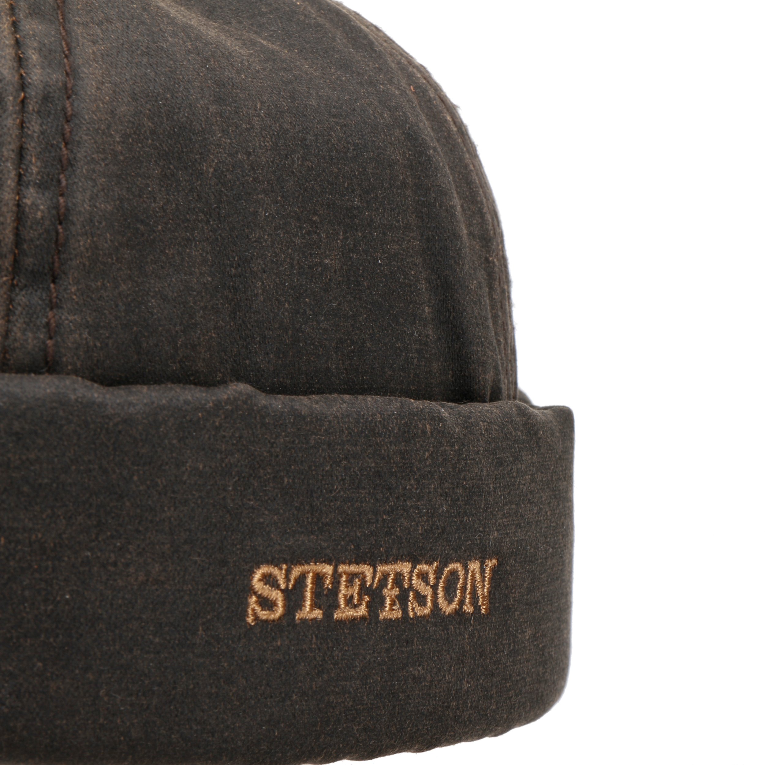 Stetson Gorra Hatteras Denim Contrast Stitch Hombre - Made In The EU De Verano Newsboy Con Visera Verano Invierno Tela Vaquera