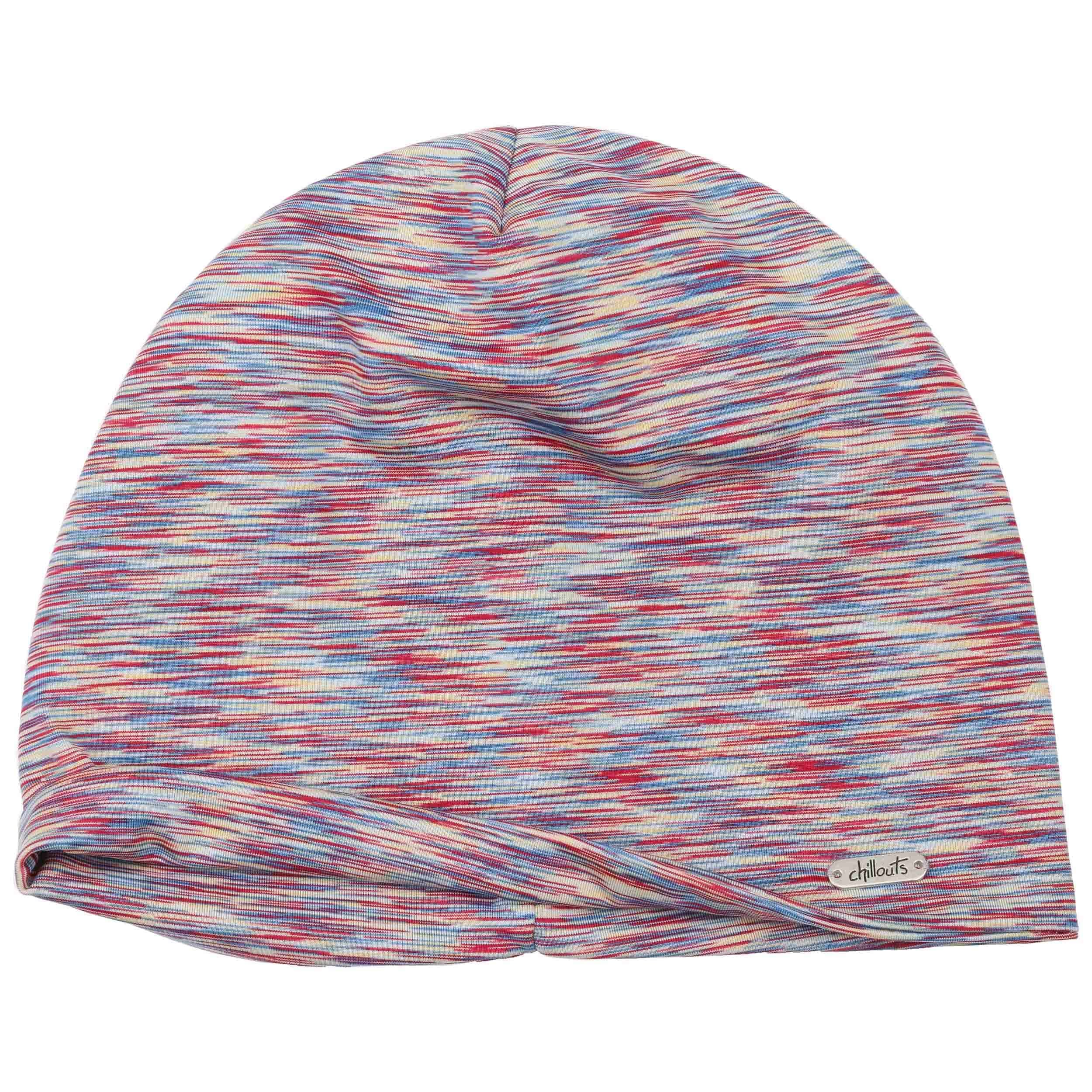Berretto Lungo Donna CHILLOUTS Erik – Maglia In Cotone Elasticizzato, Taglia Unica 55-62 Cm, Nero, Design Sportivo - 6