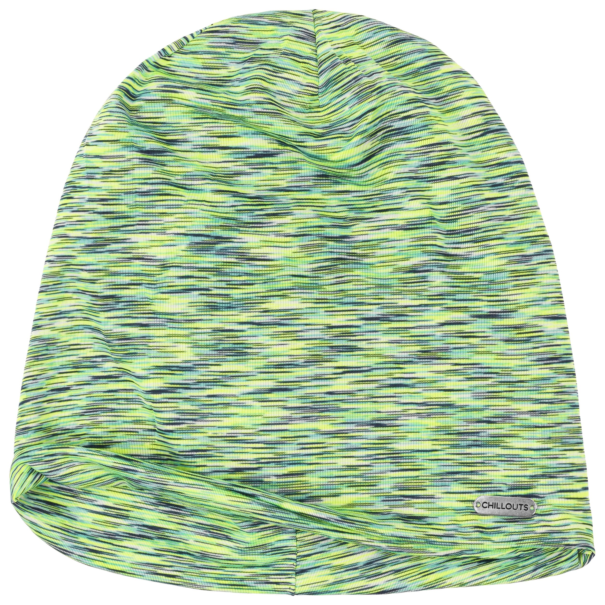 Berretto Lungo Donna CHILLOUTS Erik – Maglia In Cotone Elasticizzato, Taglia Unica 55-62 Cm, Nero, Design Sportivo - 3