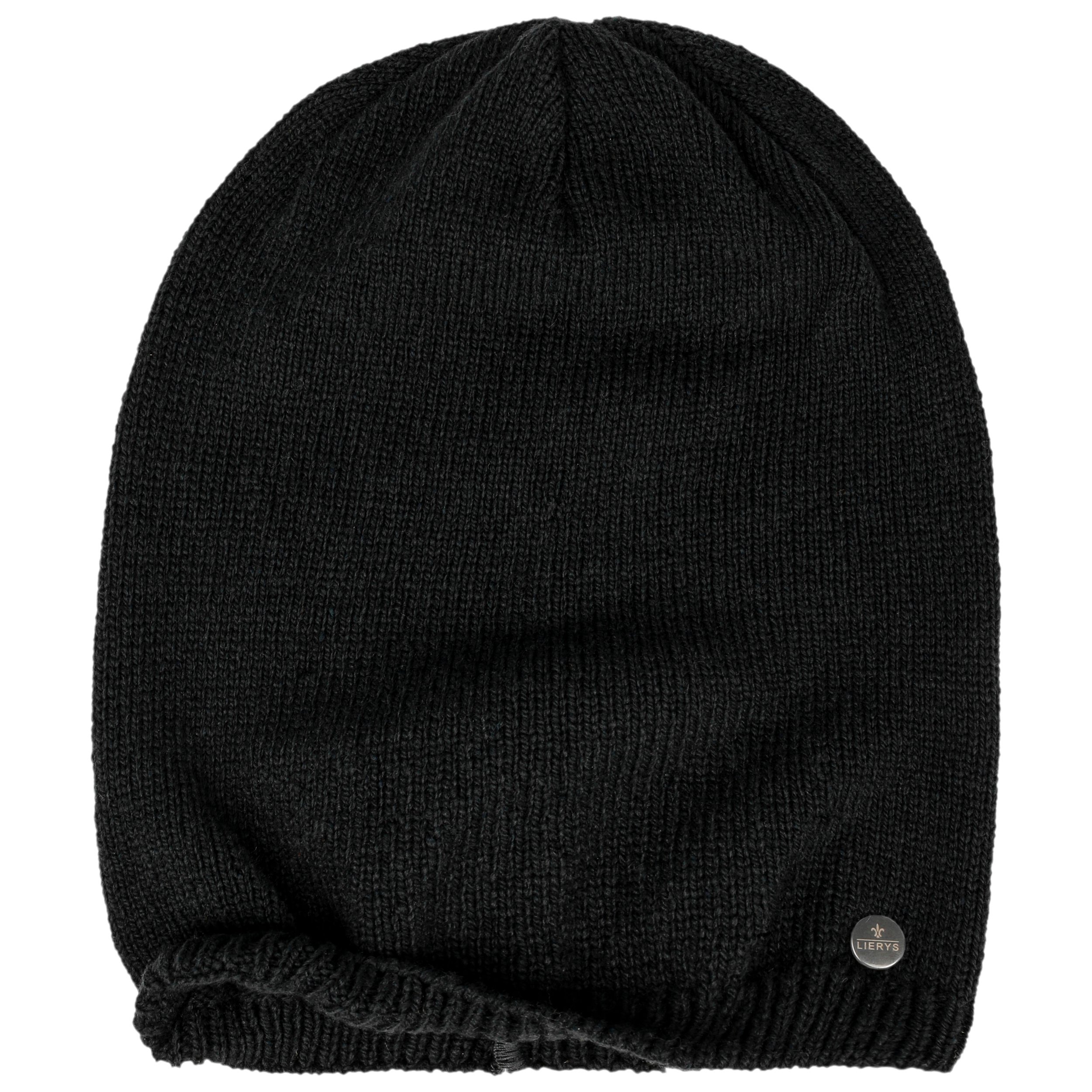 Berretto nero in maglia da donna per l'inverno - Italia