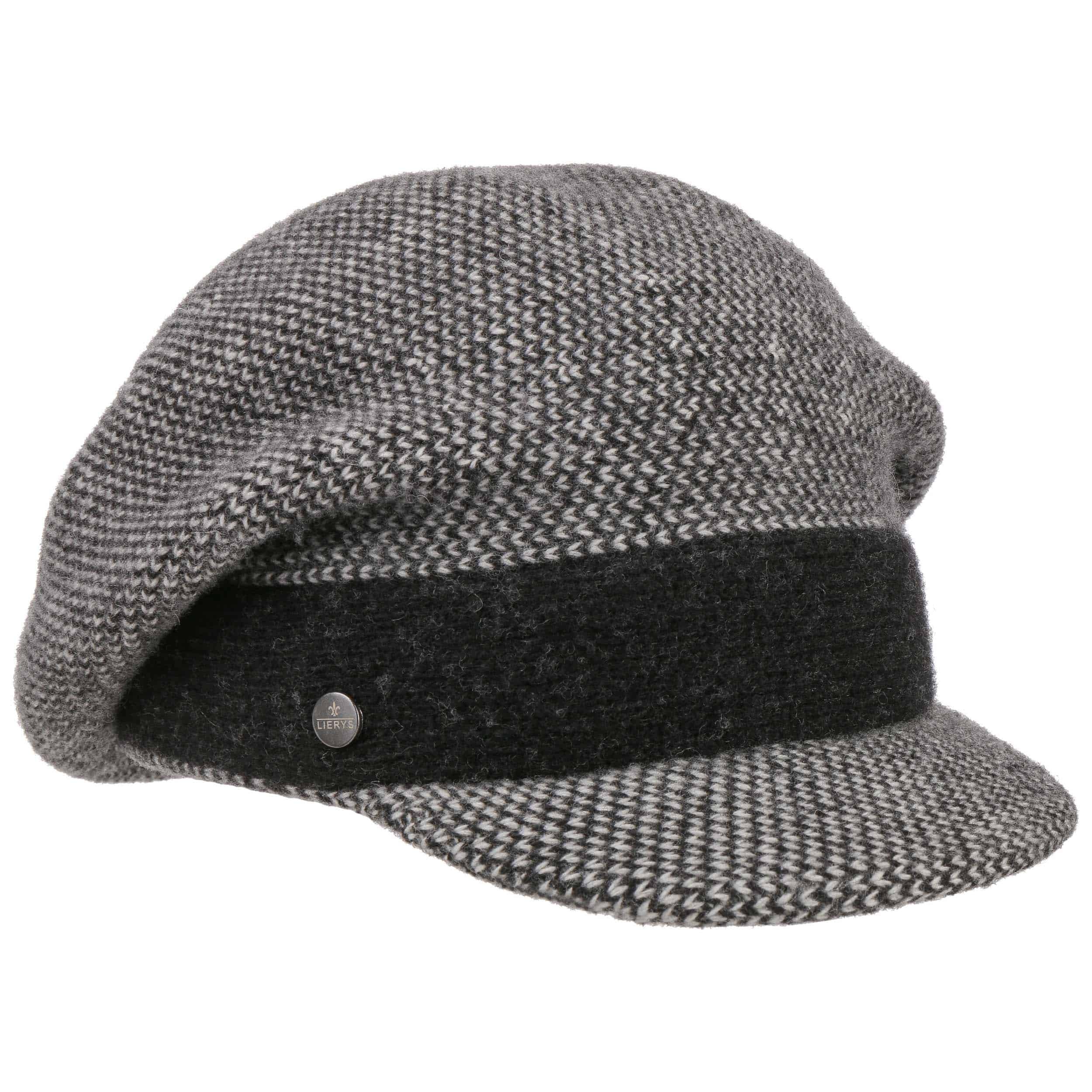LIERYS Berretto a Maglia con Visiera Viliona Donna - Made in Germany Beanie Lana Risvolto, Inverno Autunno/Inverno - Taglia Unica a Colori