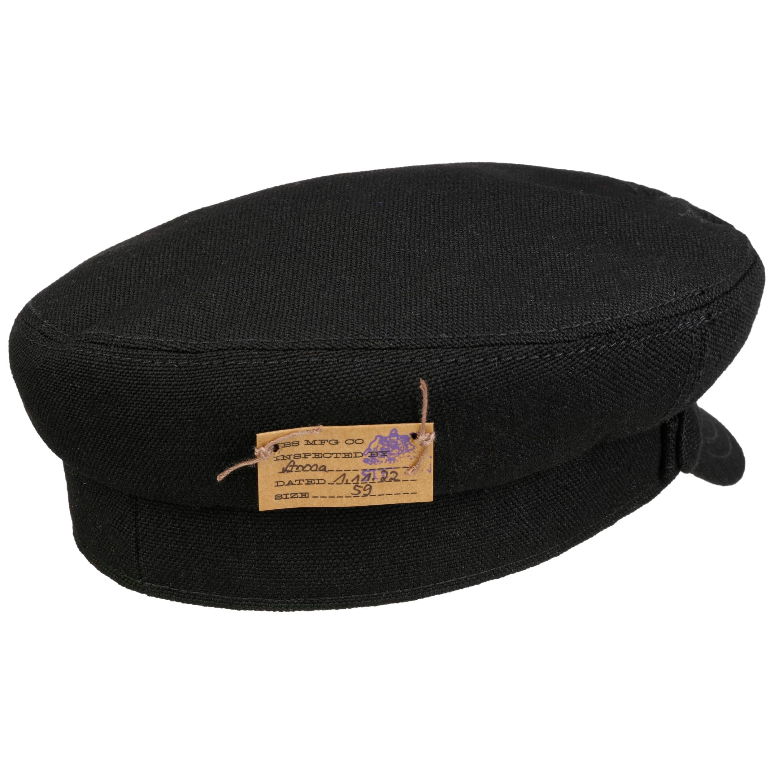 Stetson Berretto Marinaio Riders Blue Denim Donna/Uomo - Cappello Baker Boy con Visiera, Fodera Autunno Estate Primavera Inverno Estate/Inverno - S (54-55 cm) Blu