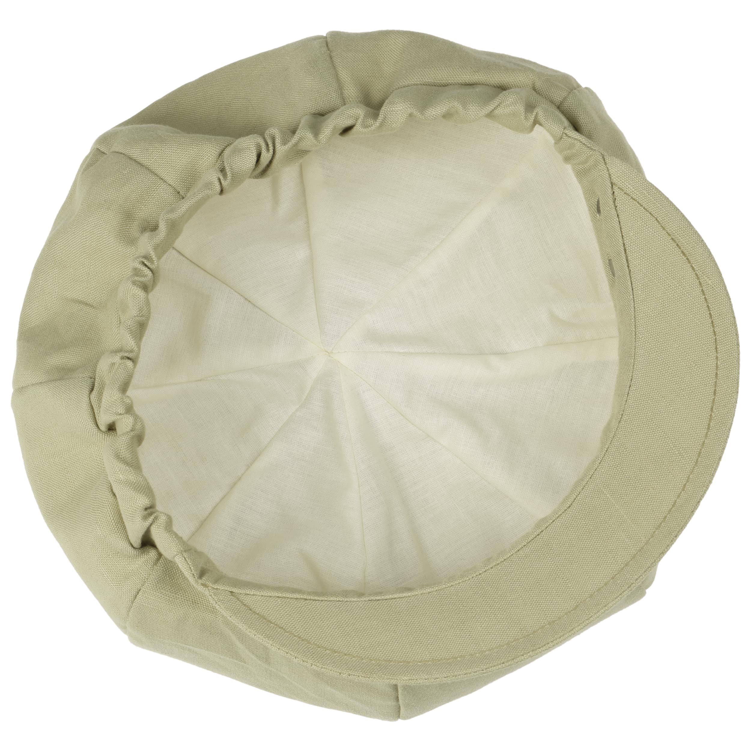 Berretto Newsboy LIPODO In Cotone E Lino - Made In Italy, Taglia Unica 54-61 Cm, Basco Con Visiera - Primavera/Estate - 4