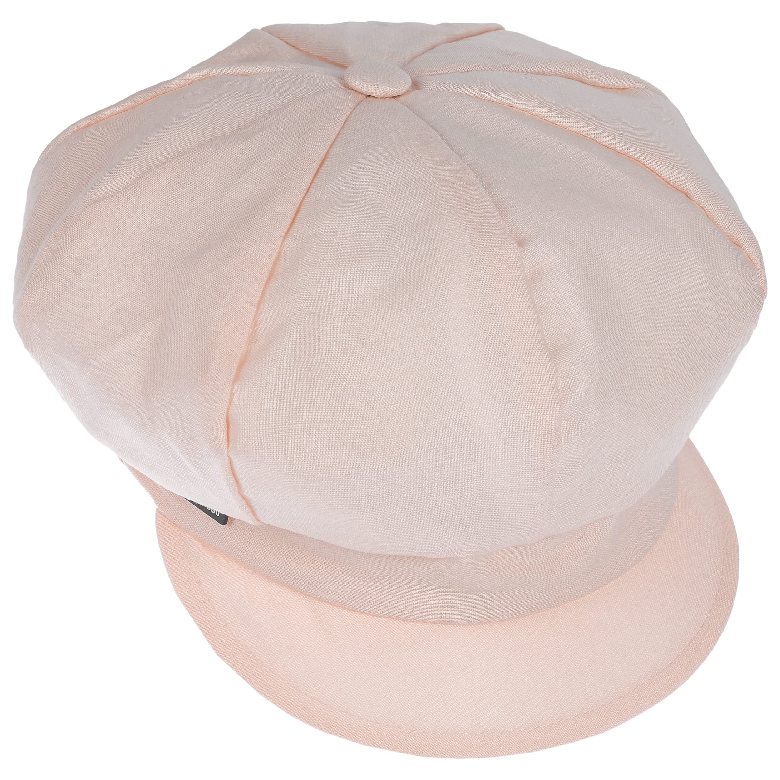 LIPODO Berretto Newsboy Reversibile Vermadia Donna - Made in Italy cap Cappello Baker Boy con Visiera, Visiera Estate Primavera/Estate - Taglia Unica Terracotta